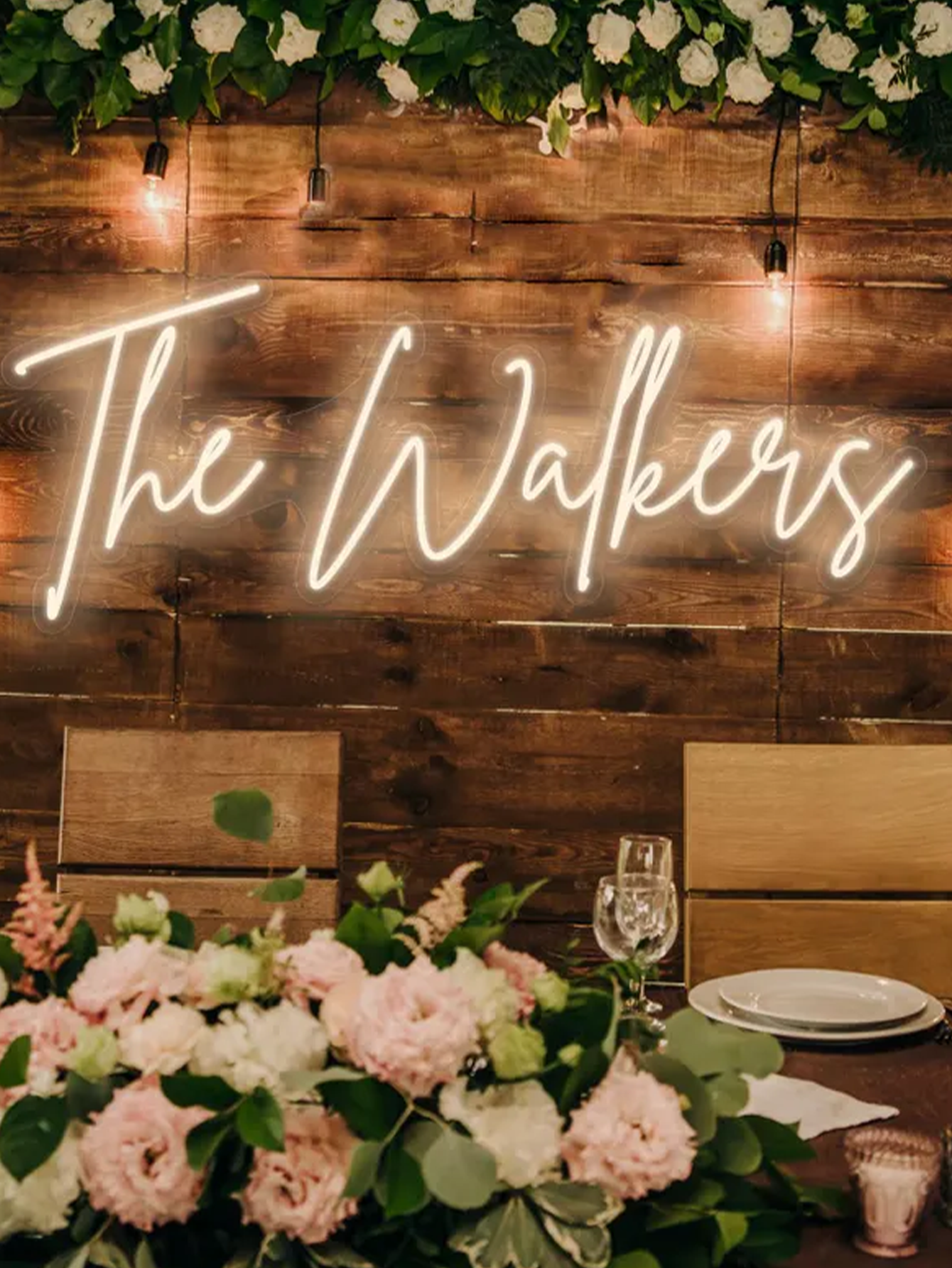 Custom LED Neon Sign – Wedding Sign