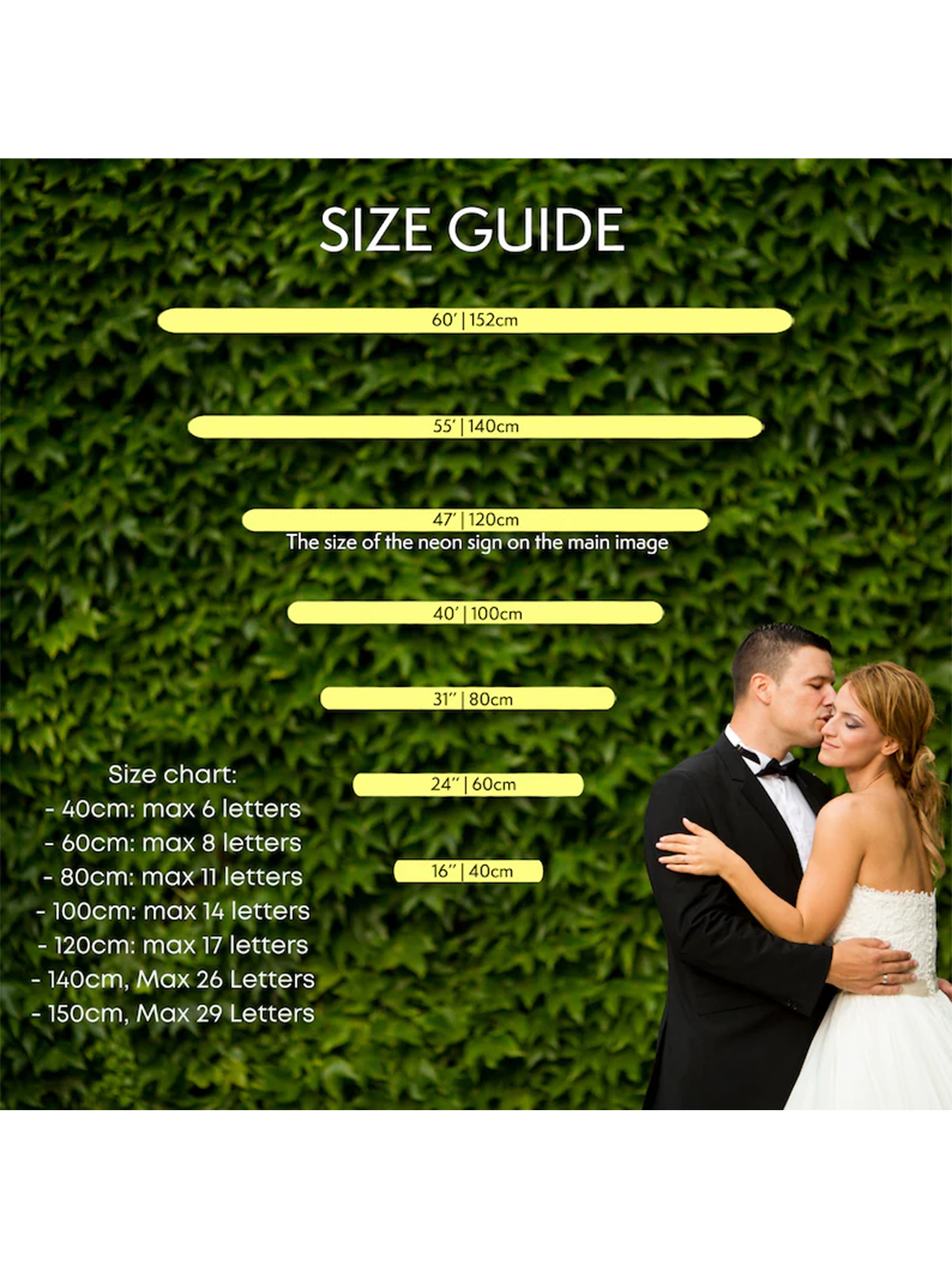 Custom LED Neon Sign – Wedding Sign