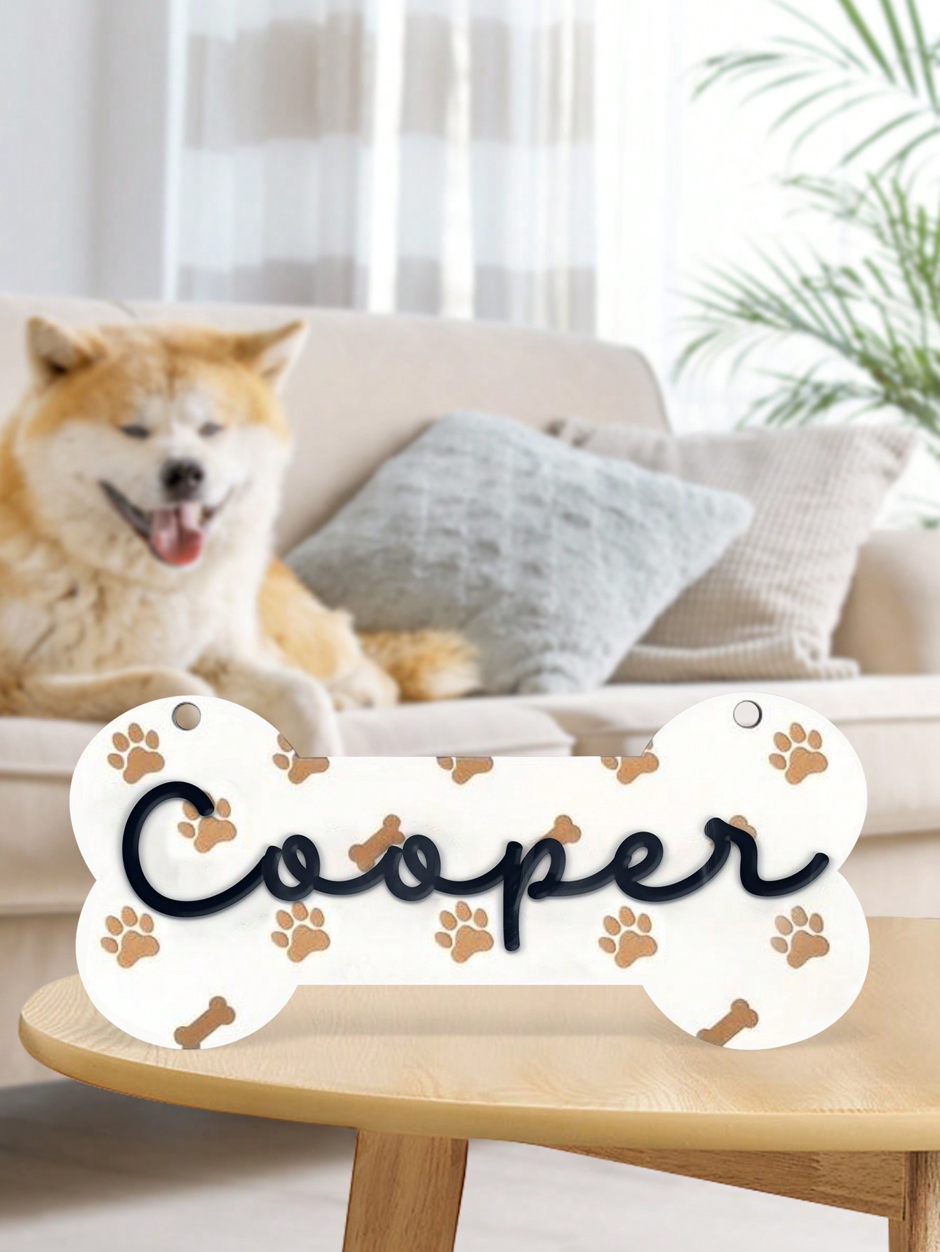 Personalized Dog Cage Name Tags, Customized Pet Identification Tags, Customized Crate Tags, Customized Dog Bone Name Tags, Customized Kennel Name Tags