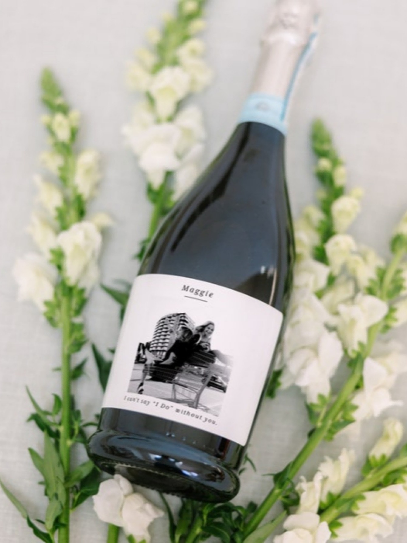 Custom Waterproof Photo Wine Labels