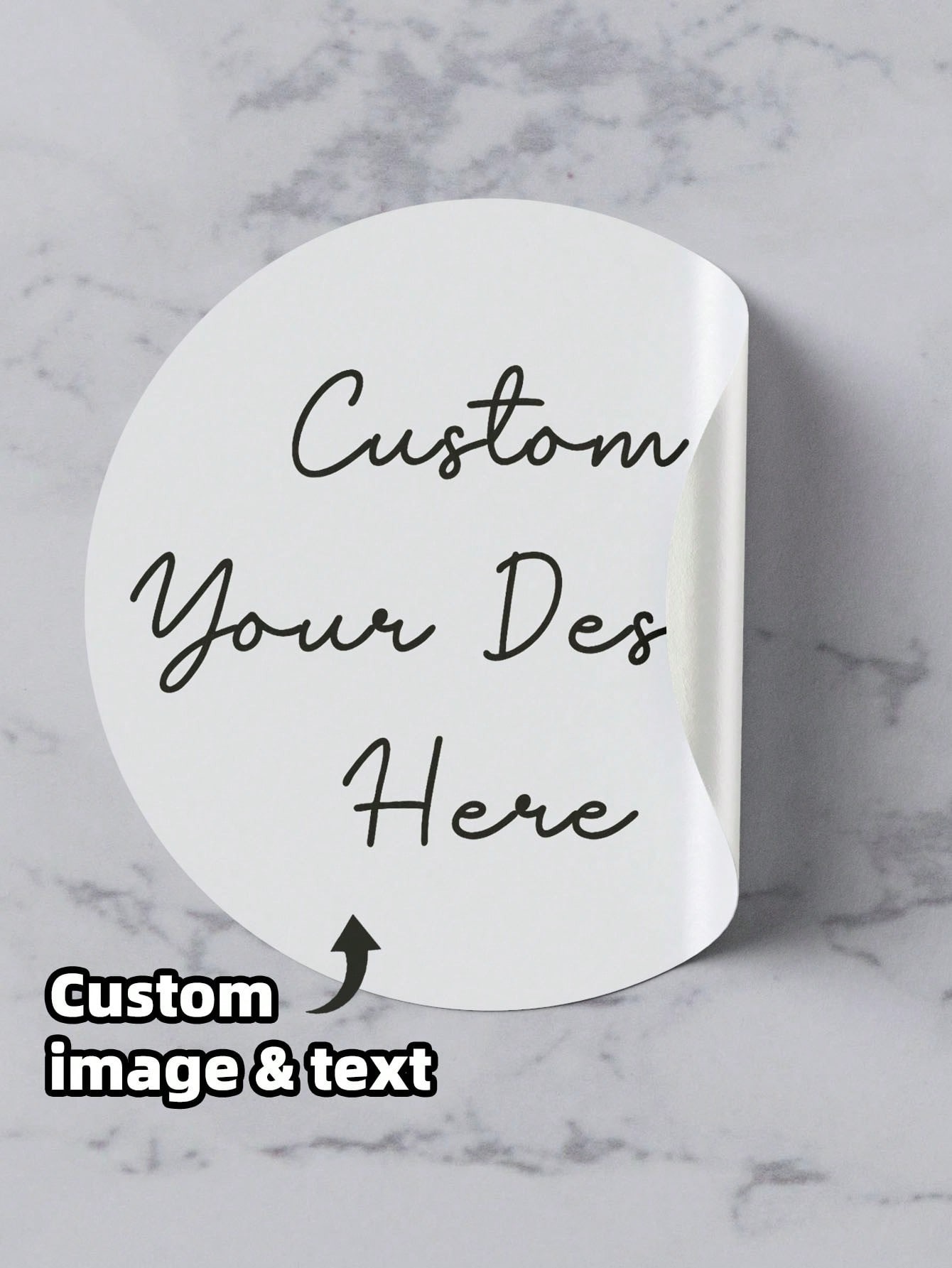 Custom Text & Image Stickers