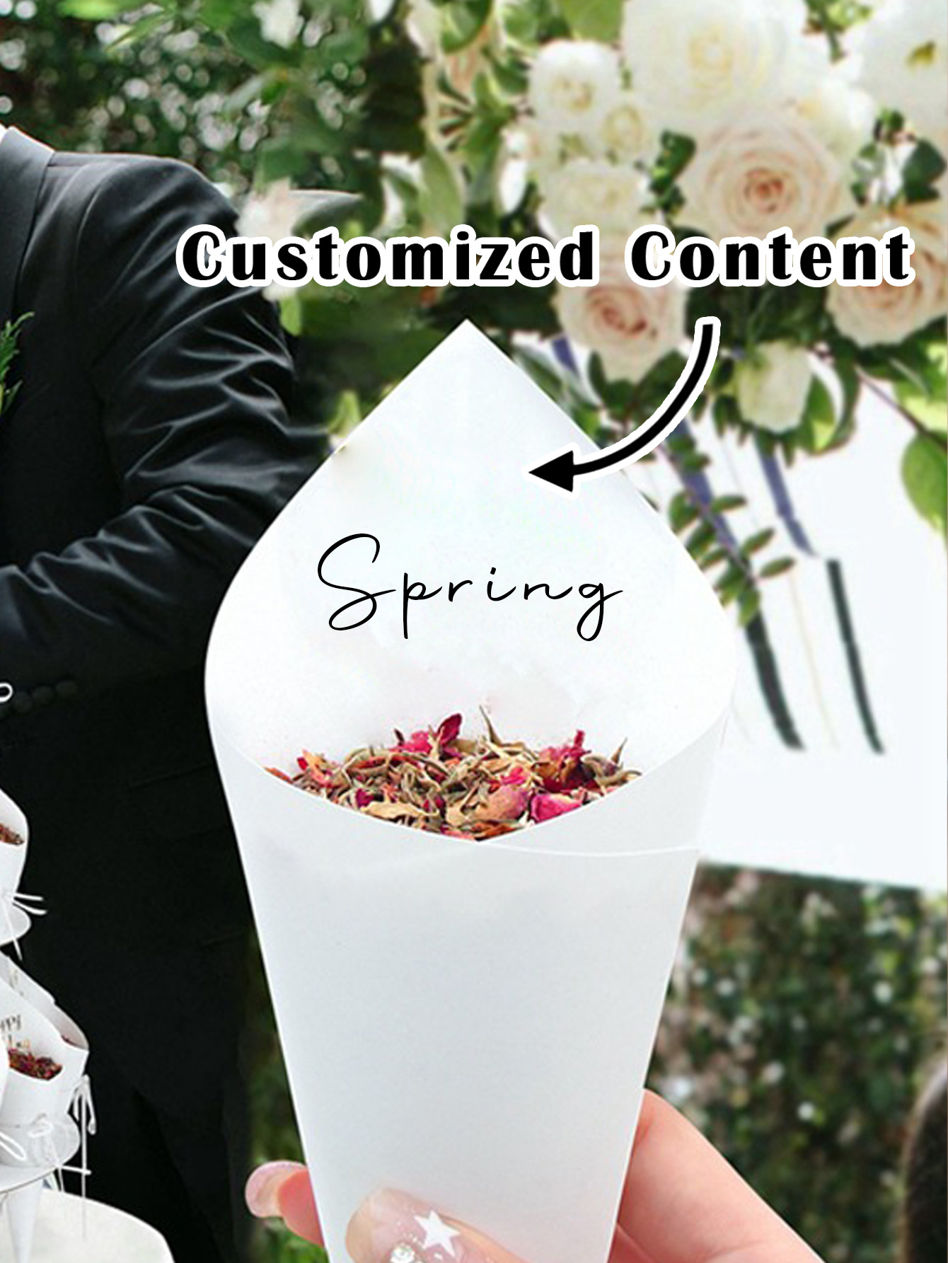 Custom Paper Cone Flower Planter – Kstom