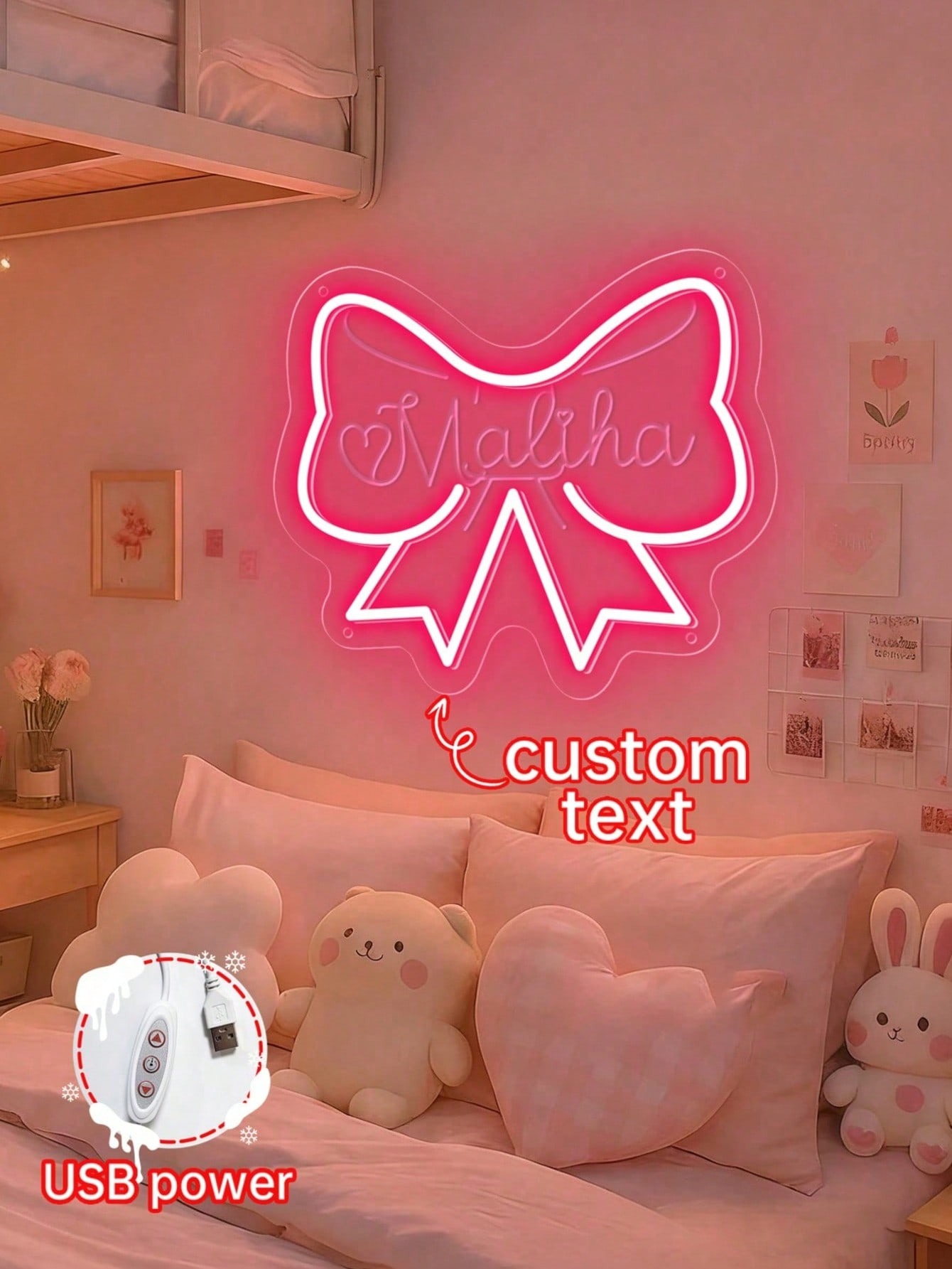 Personalized Butterfly-Shaped Neon Sign