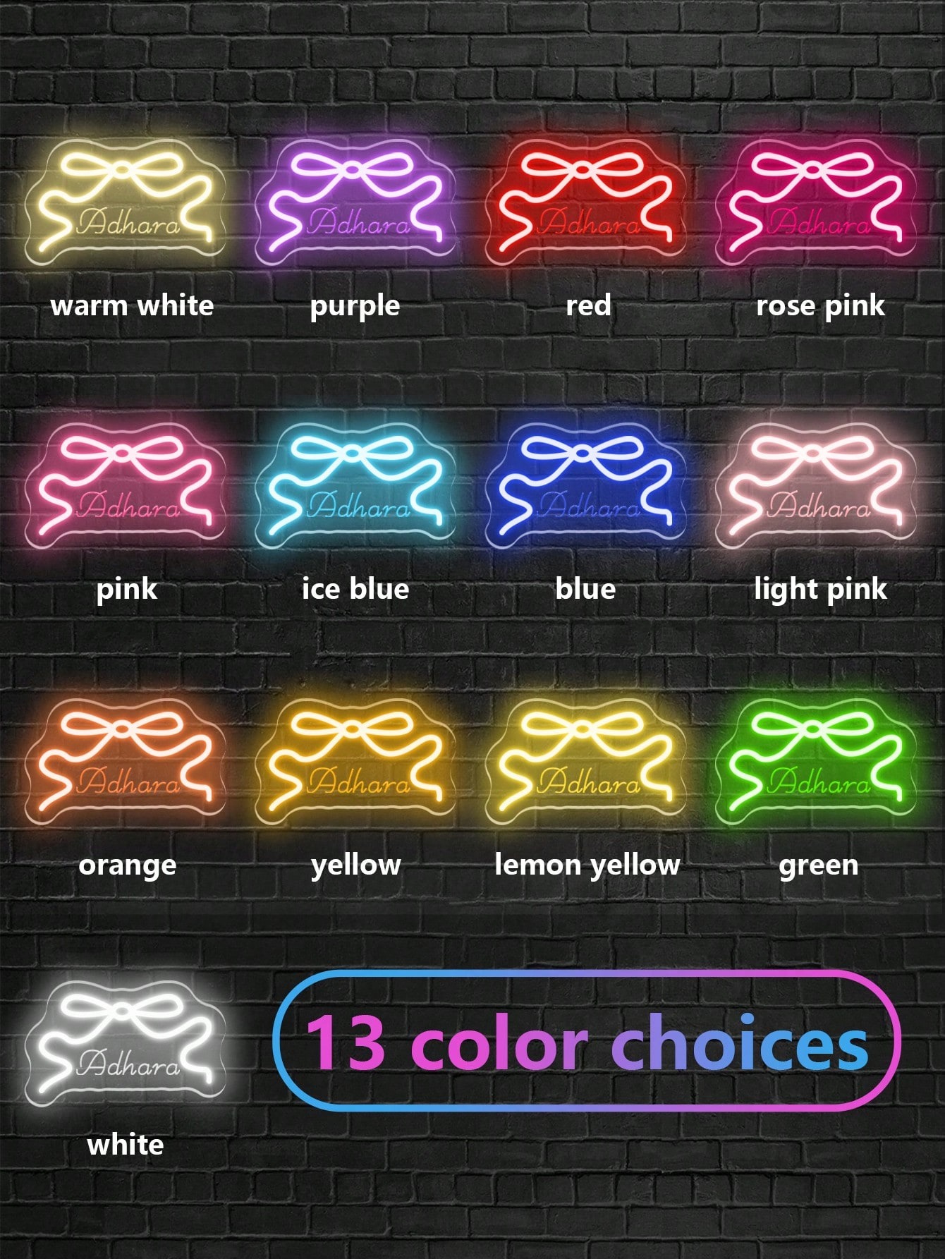 Personalized Butterfly-Shaped Neon Sign