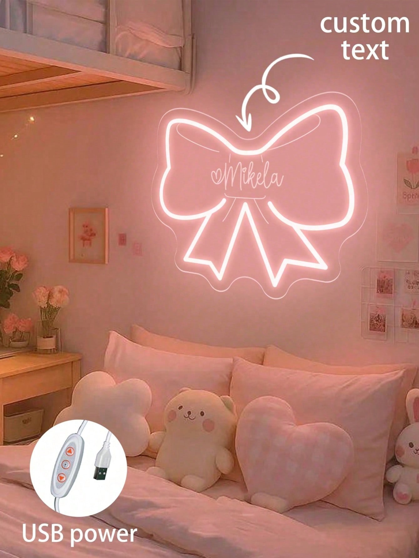 Personalized Butterfly-Shaped Neon Sign