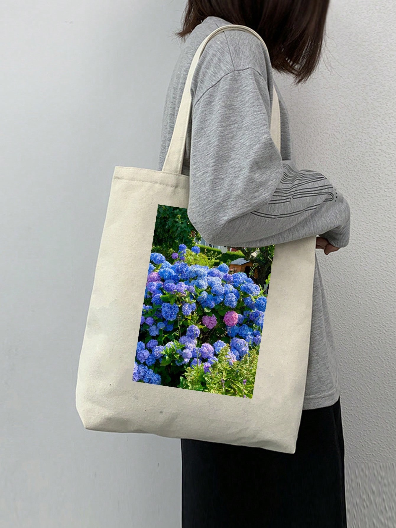 Personalized Canvas Photo Tote Bag
