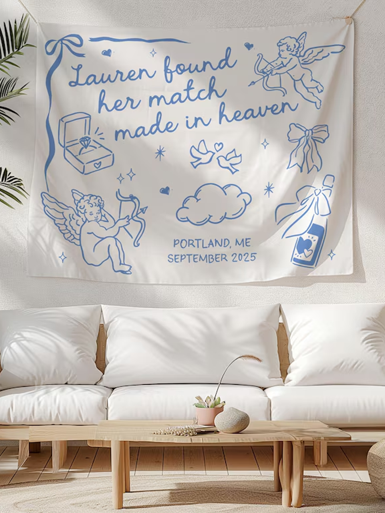 Personalized Bachelorette Party Banner