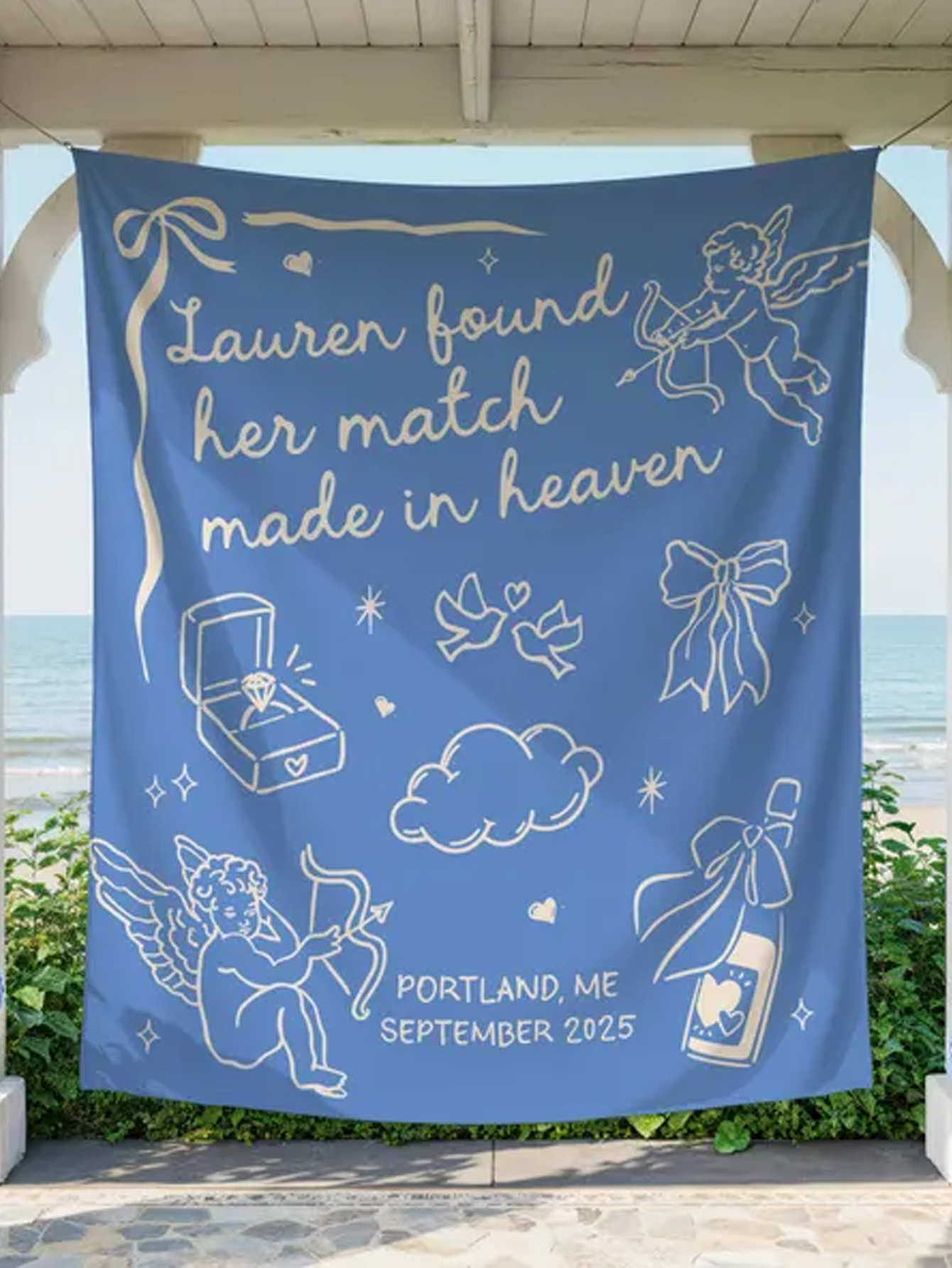 Personalized Bachelorette Party Banner