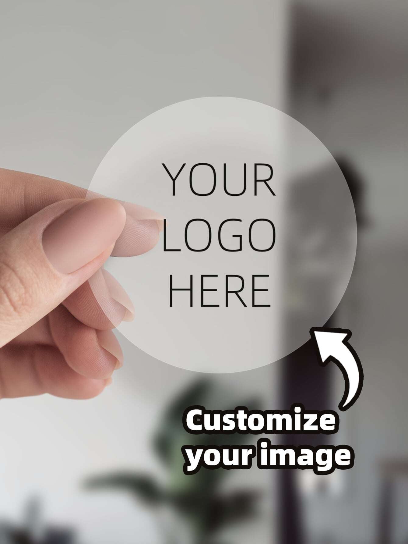 Clear Stickers – Personalized Business Logo & Event Labels