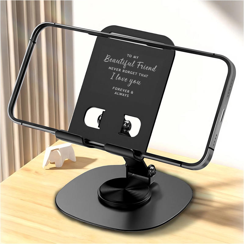 Custom Text Metal Phone Holder