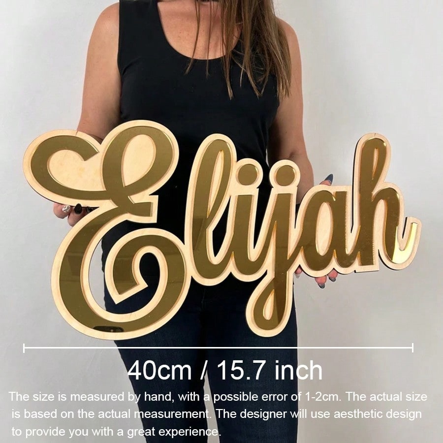 High-Quality Customized Wooden Brand-Name Sign