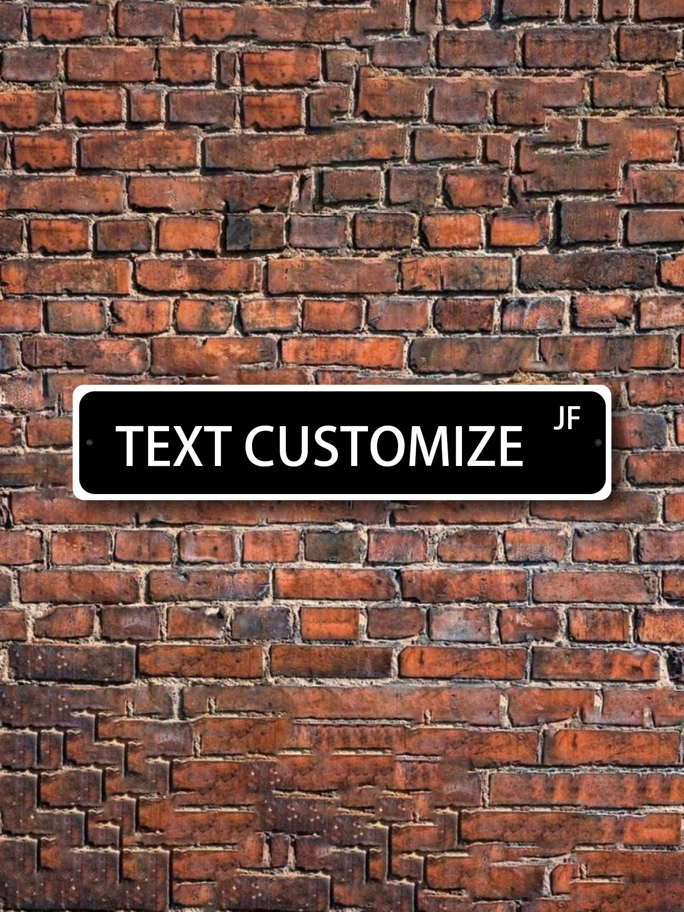 Custom Text Tin Street Sign