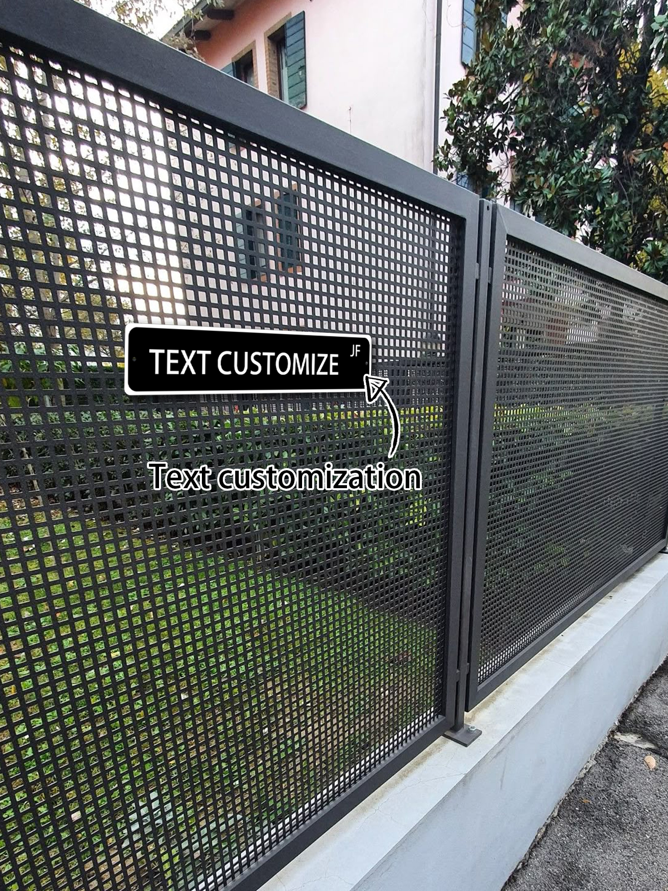 Custom Text Tin Street Sign