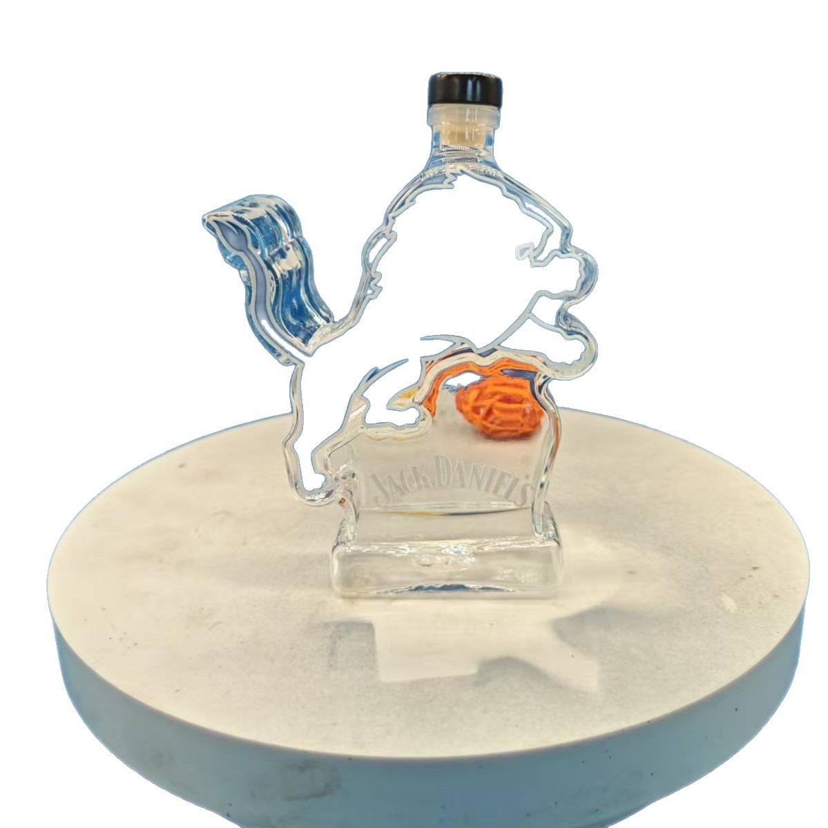 DIY Name Lion Whiskey Bottle
