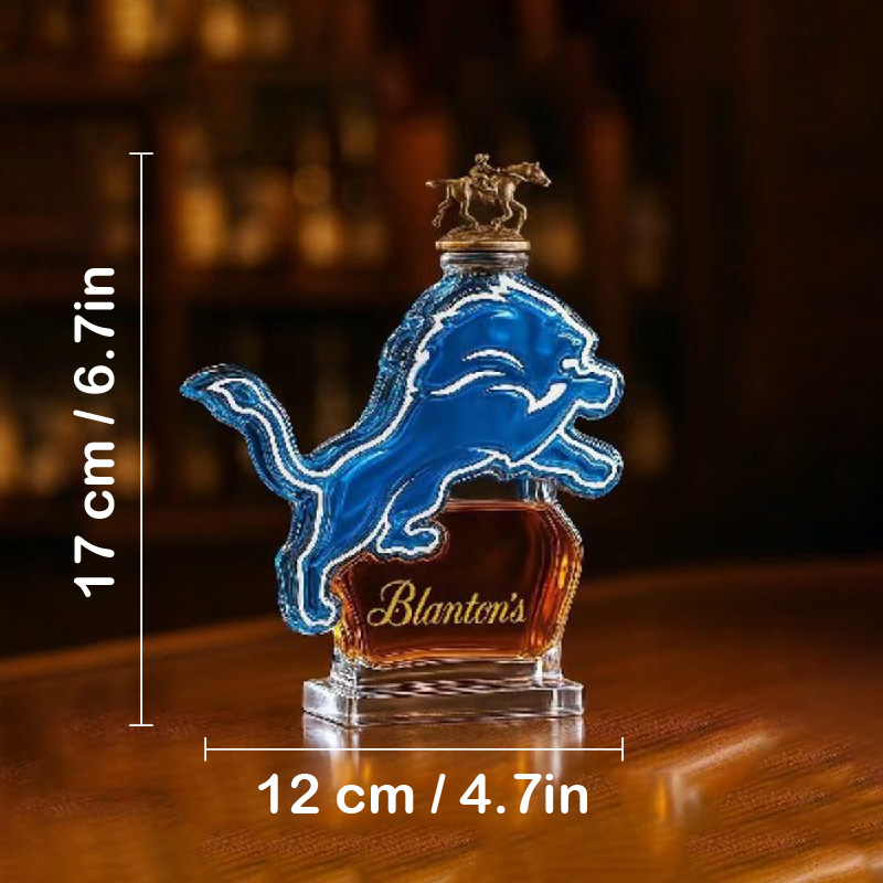 DIY Name Lion Whiskey Bottle