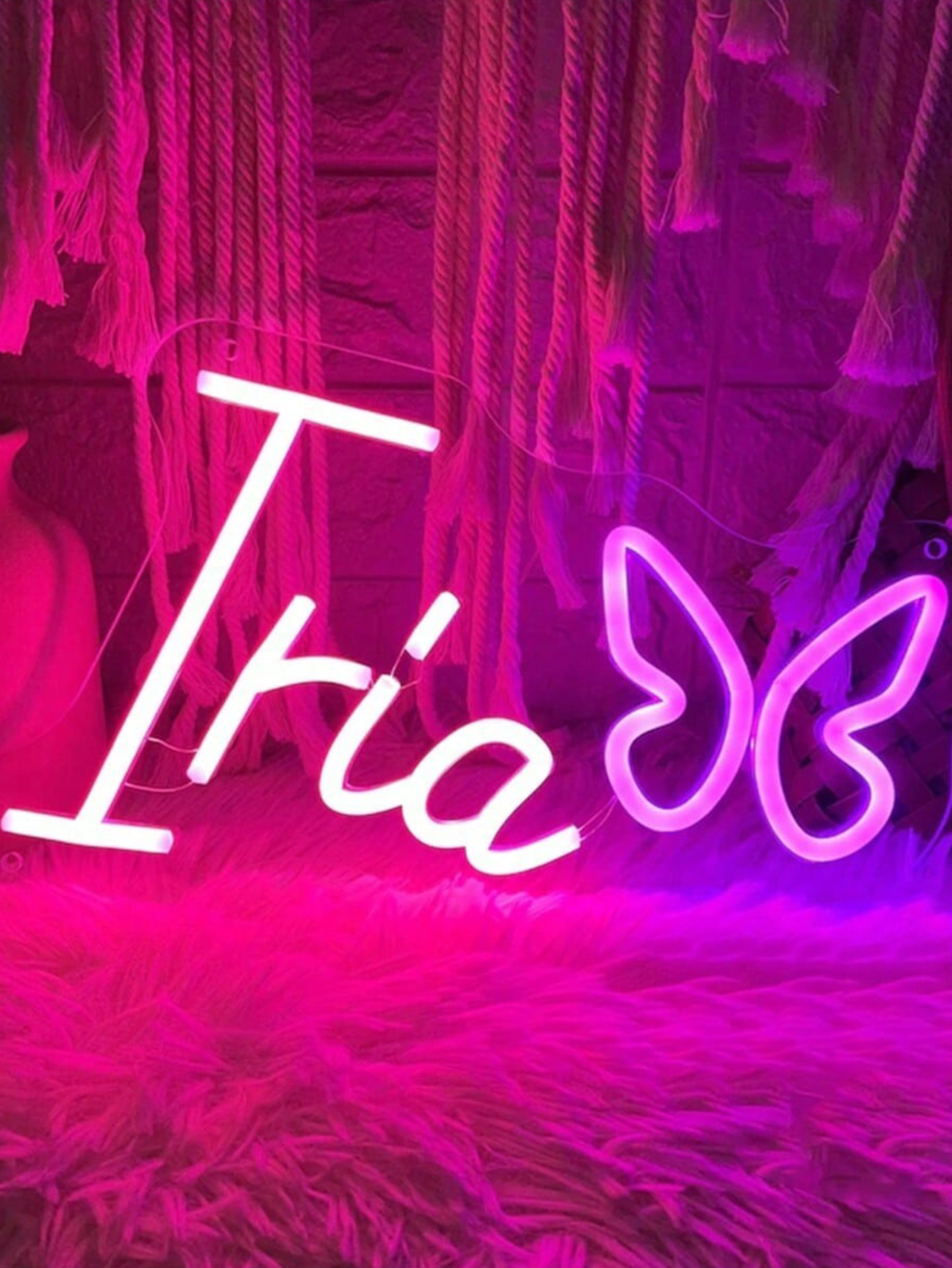 Colorful LED Butterfly Neon Sign