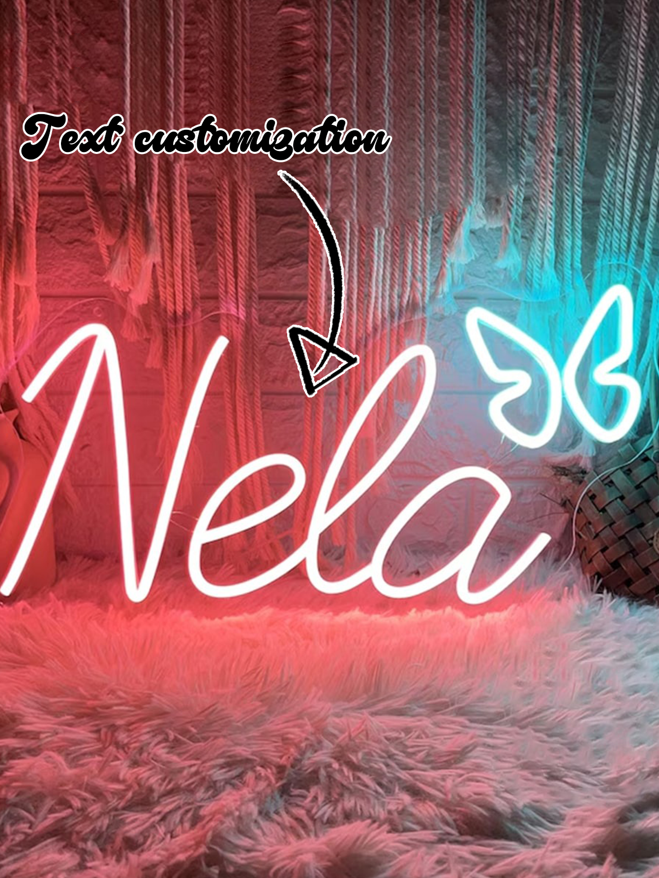 Colorful LED Butterfly Neon Sign