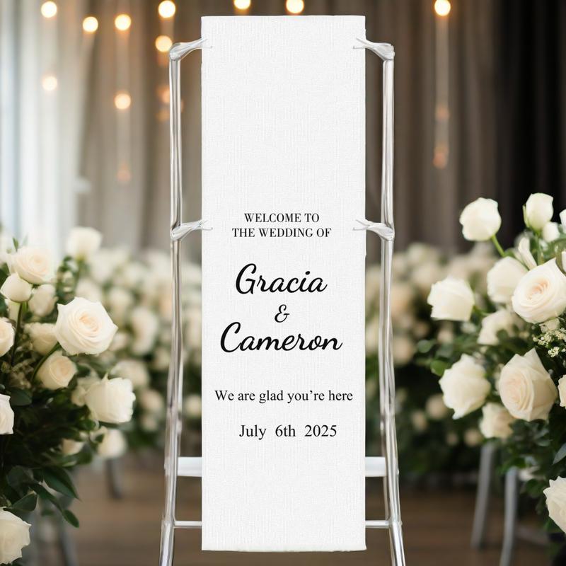 Wedding Chair Sign – Personalized Reserved Seat Decoration