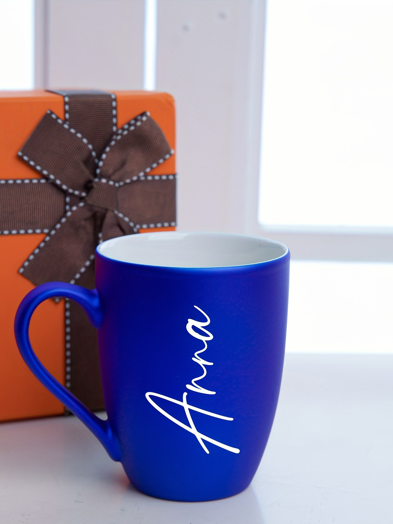 One custom drum-shaped coffee mug with a personalized name, 11 oz/320 ml ceramic coffee mug/water glass, suitable for summer and winter drinks, birthday gift, holiday gift, family gift, Mother's Day gift, unique Valentine's Day gift.